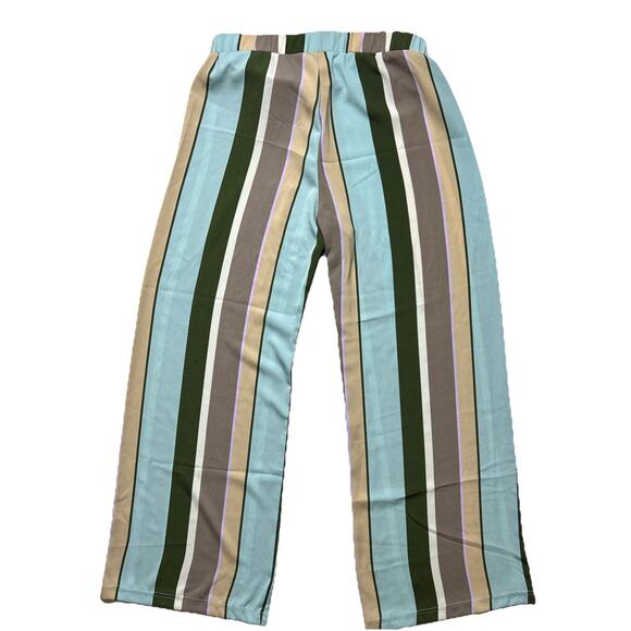 Like An Angel Pants Wide Leg Flowy Multicolor Women Size XL - Picture 11 of 14
